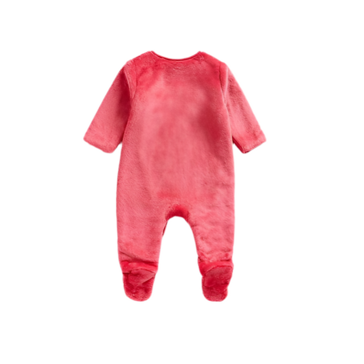 Mothercare Pink Fleece Sleepsuit (1-3/6-9 Months)