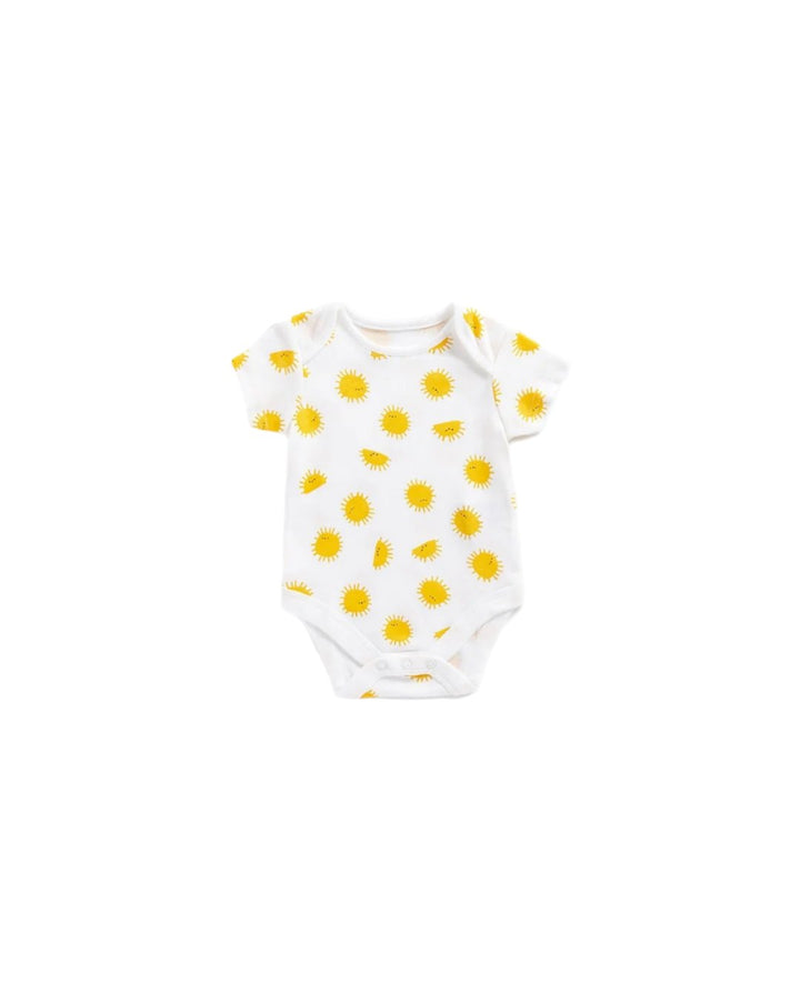 Mothercare Unisex Bright Short Sleeves Bodysuit  - Pack Of 3
