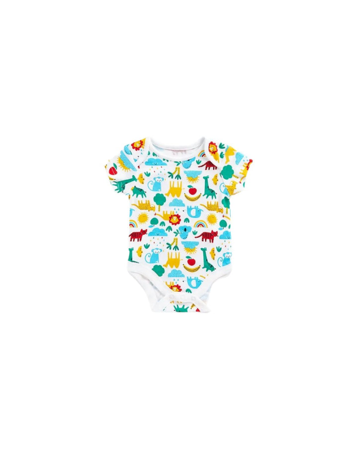 Mothercare Unisex Bright Short Sleeves Bodysuit  - Pack Of 3