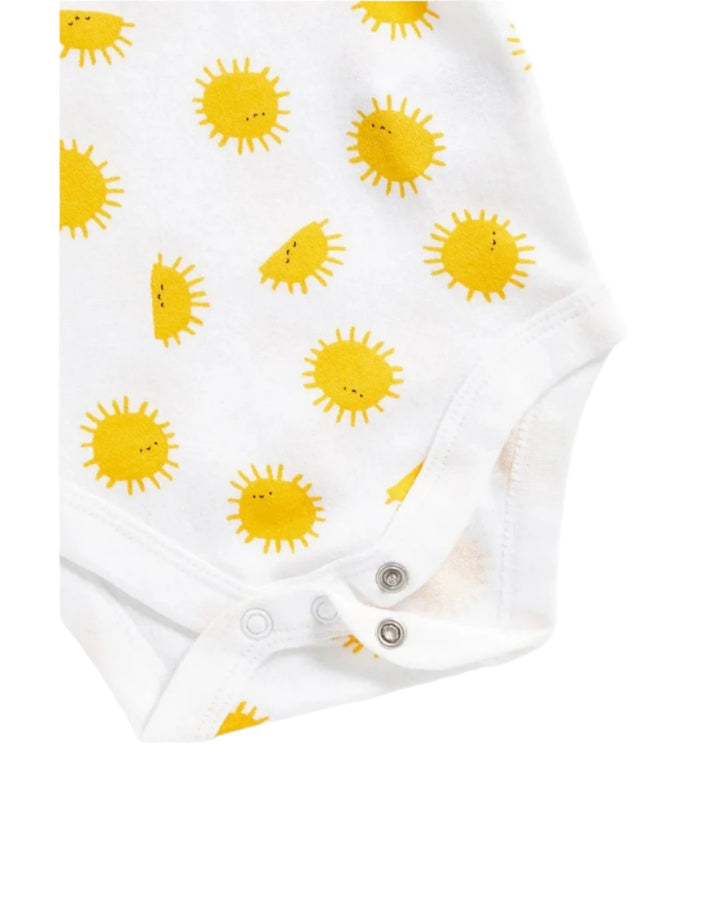 Mothercare Unisex Bright Short Sleeves Bodysuit  - Pack Of 3