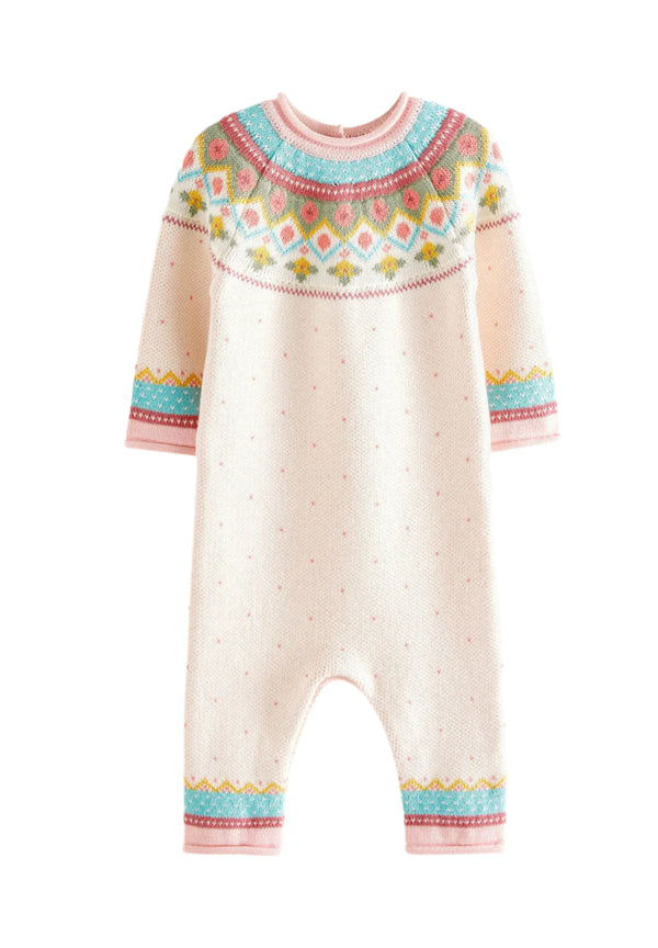 Next Uk Knit Baby Girl Romper (1.5-2 Years)