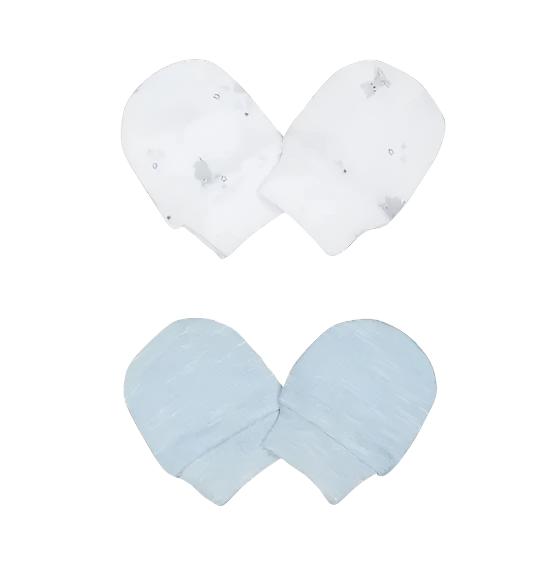 Mothercare Pack of 2 Printed Boys Mittens