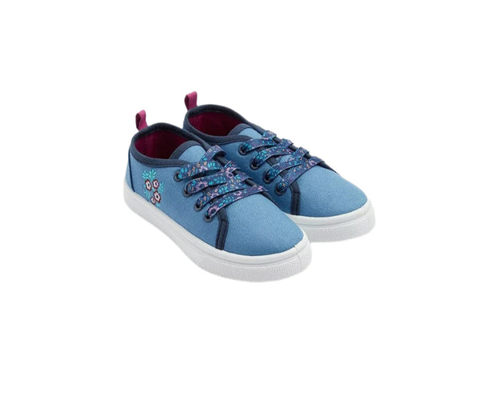 Motheracre Blue Girls Canvas Trainer 