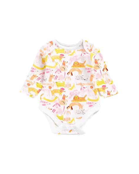 Mothercare Girls Change Maker Long Baby Bodysuits - 5 Pack