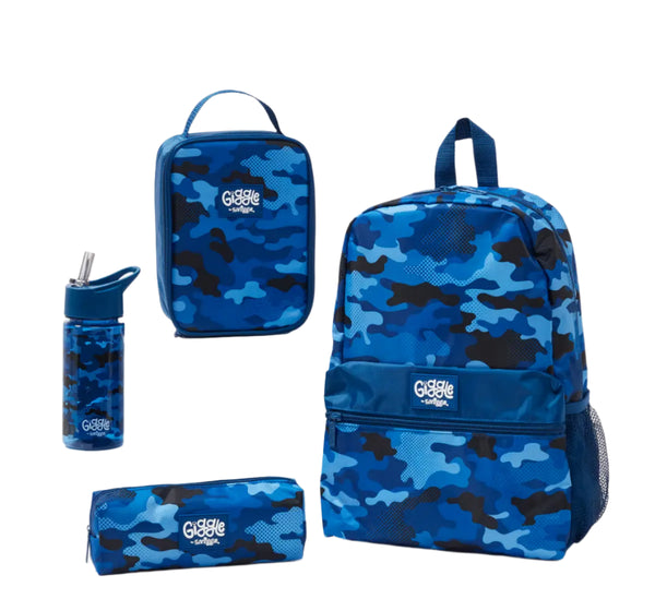 Smiggle Blue 4 Pieces Boys Bag 