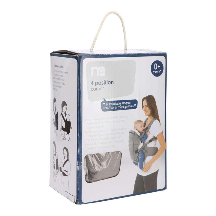 Mothercare Unisex Solid 4 Position Folding Baby Carrier