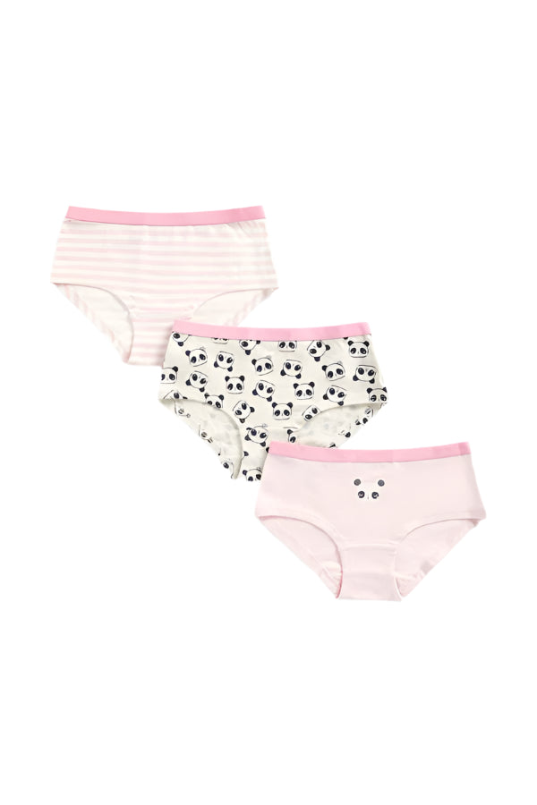 Mothercare Girls' Panda Hipster Brief - 3 Pack (5-6 years)