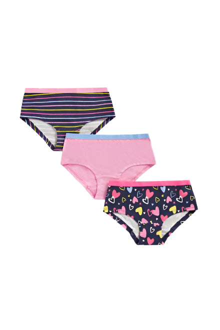 Mothercare Girls Hipster Brief - 3 Pack (8-9 years)