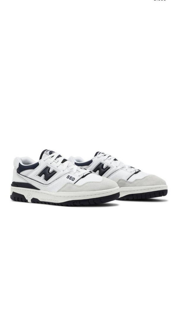 Nb 550 White & Black Shoes First Copy (36-43Eur)