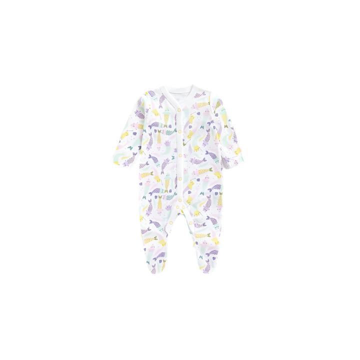 Mothercare Purmaid Full Sleeves Sleepsuits - Pack of 3(18-24/24-36 Months )