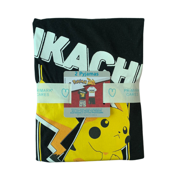 Primark Uk 2 Pyjamas Pack Cotton Pokemon (13-14 years)
