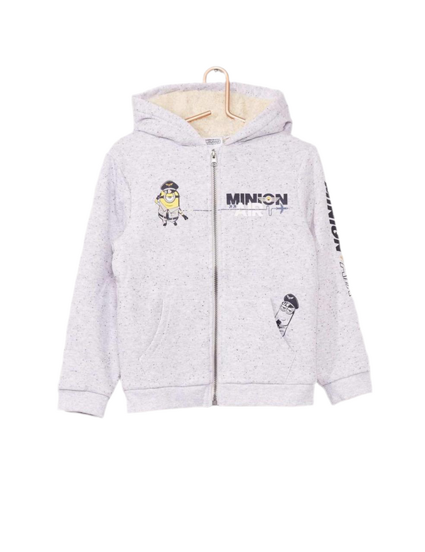 Kiabi France Minions Hoodie Flecked Knit fabric (6 years)