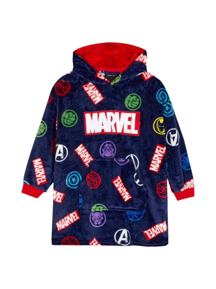 Primark Uk Marvel Avengers Logo Kids Hoodie Snuddie (4-6 Years)