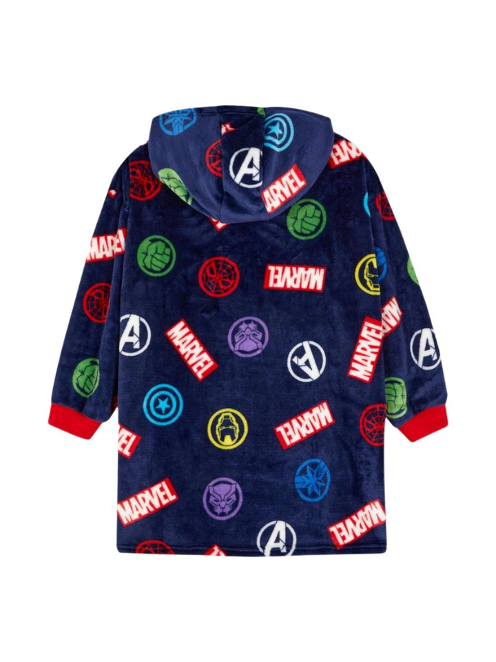Primark Uk Marvel Avengers Logo Kids Hoodie Snuddie (4-6 Years)