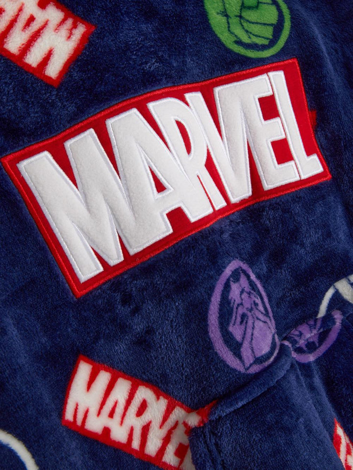 Primark Uk Marvel Avengers Logo Kids Hoodie Snuddie (4-6 Years)