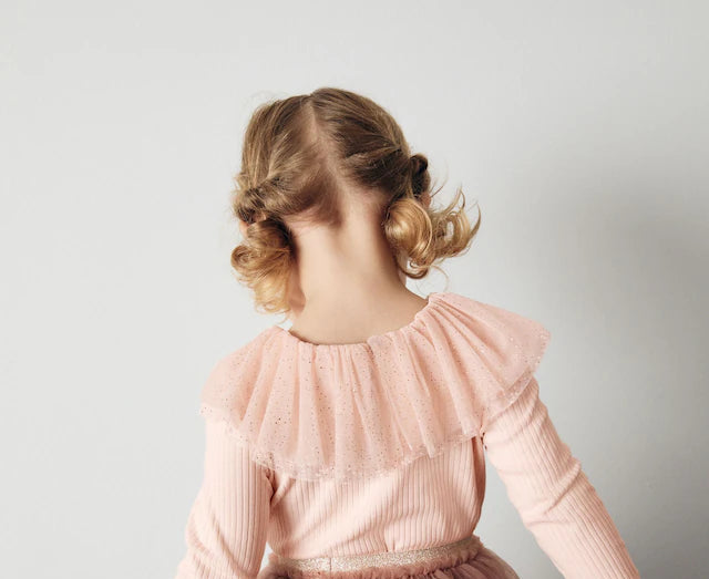 Next UK Pale Pink Sparkle Collar Top (3-4/4-5/5-6/6-7 Years )