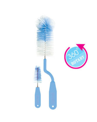 B2 Optimal Rotary Bottle And Nipple Brush Set