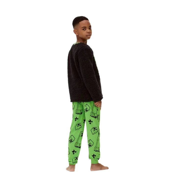 Primark Fleece Minecraft Long Sleeve Pyjama