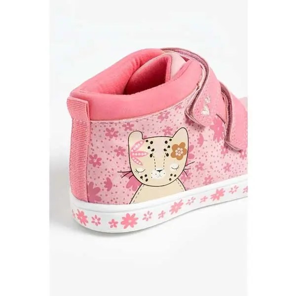 Mothercare High Neck Pink Girl Shoe