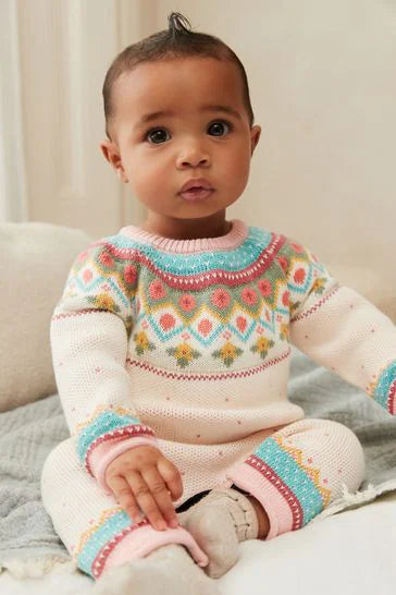 Next Uk Knit Baby Girl Romper (1.5-2 Years)