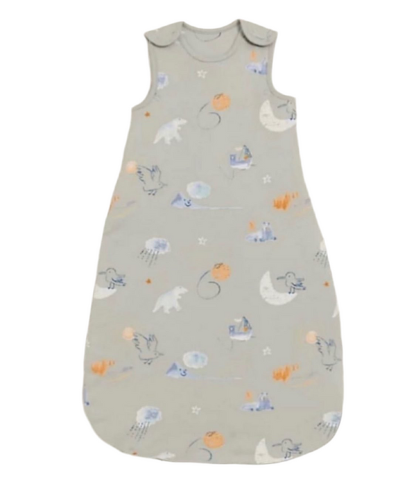 Mark & Spencer Uk Organic Cotton Sleeping Bag (tog 2.5) Room Temperature (16c-20c)