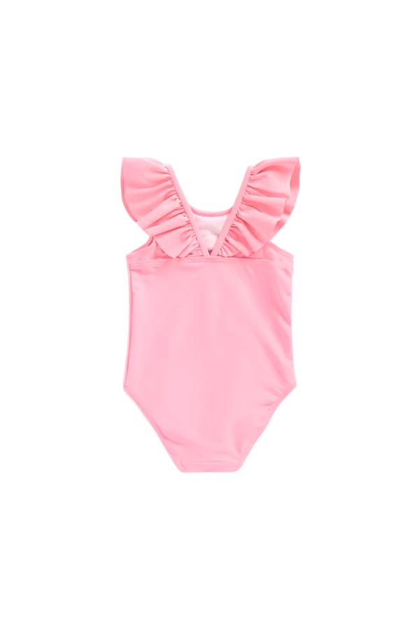 Mothercare UK Girls Pink Sea Horse Swimsuit