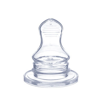 N1 Optimal Narrow Neck Orthodontic Silicone Nipple 6+(2Pcs)