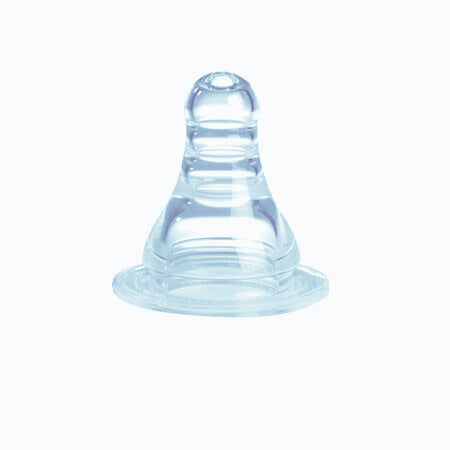 N3 Optimal Narrow Neck Silicone Nipple 0+ (2Pcs)