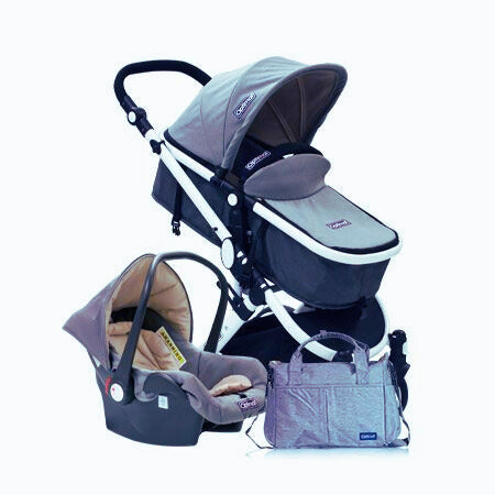 O3 Optimal Infant Car Seat + Stroller Set+ Mom & Baby Bag