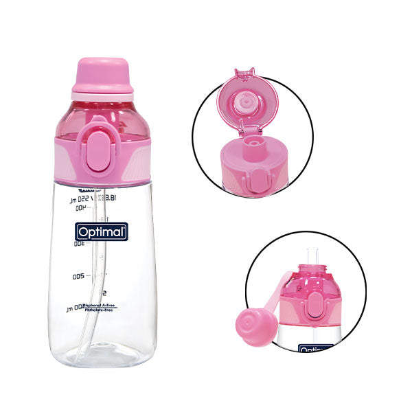 S1 Optimal 2in1 Spout & Straw Tritan Cup -550 ml