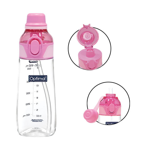S1 Optimal 2in1 Spout & Straw Tritan Cup – 650 ml