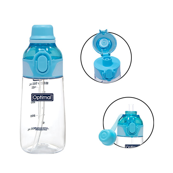 S3 Optimal 2in1 Spout & Straw Tritan Cup -550 ml