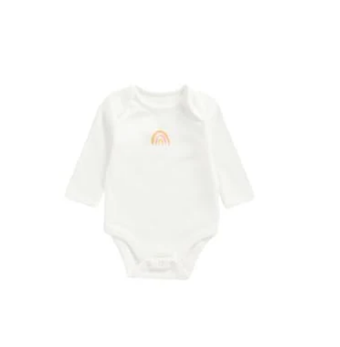 Mothercare Rainbow Leopard Long Bodysuits - 5 Pack