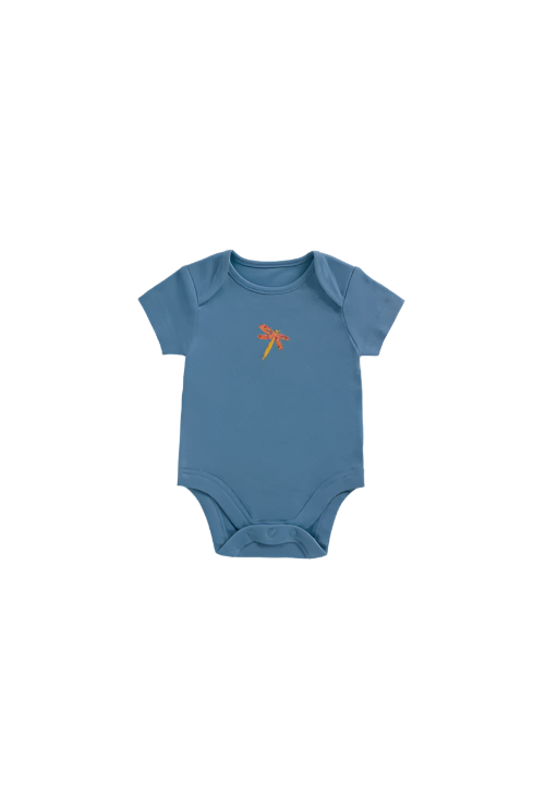 Nature Sleeve Bodysuits blue