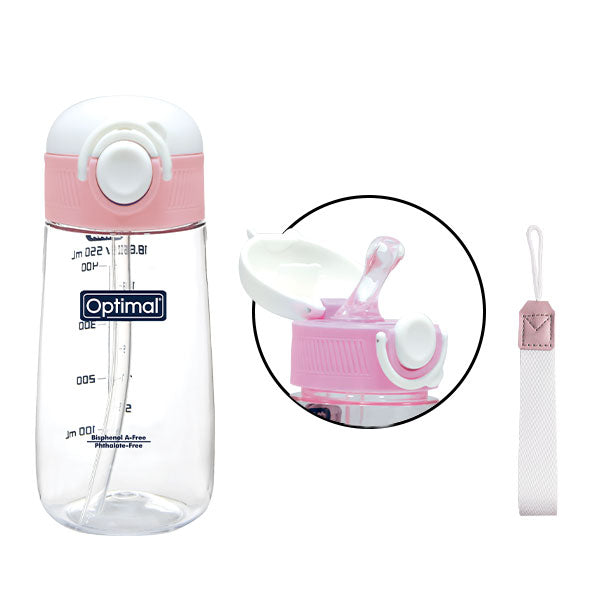 T1 Optimal Tritan silicone straw cup -550 ml