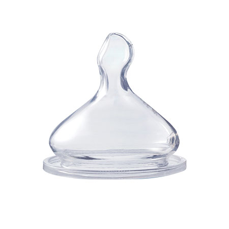 W1 Optimal Wide Neck Orthodontic Silicone Nipple 6+(2Pcs)