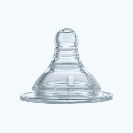 W3 Optimal Wide Neck Silicone Nipple 0+ (2Pcs)