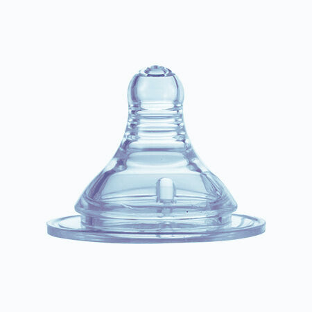 W3 Optimal Wide Neck Silicone Nipple 6+ (2Pcs)