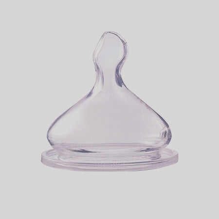 W4 Optimal Wide Neck Orthodontic Silicone Nipple 0+(2Pcs)