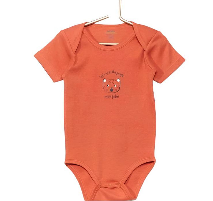 Cat Sleeve Bodysuit red