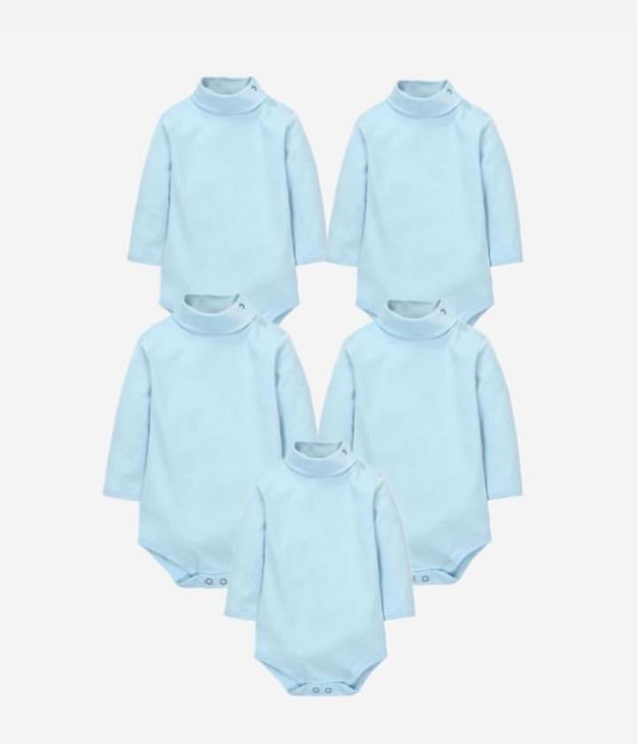 Next Blue Long Sleeve Boy  Bodysuit