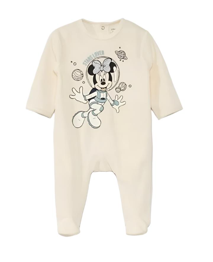Mini Mouse Velour Sleepsuit