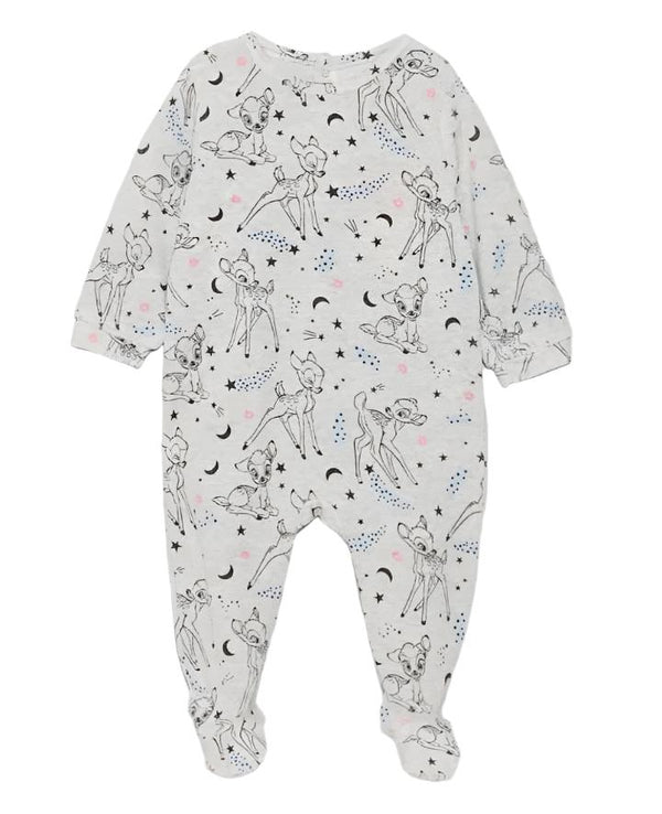 Lefties Spain Grey Velour Sleepsuit (12-18 months)