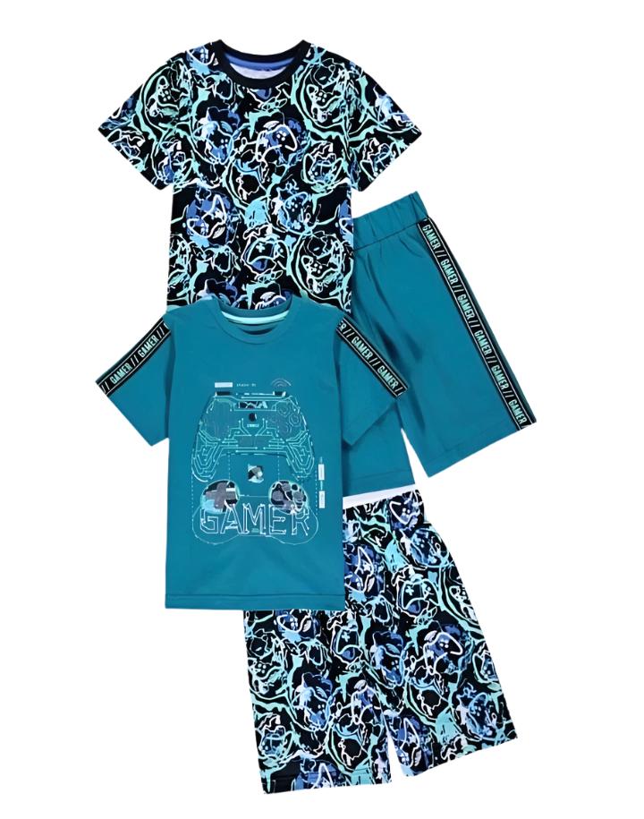 Boy Gamer Pj Set 2 Pack