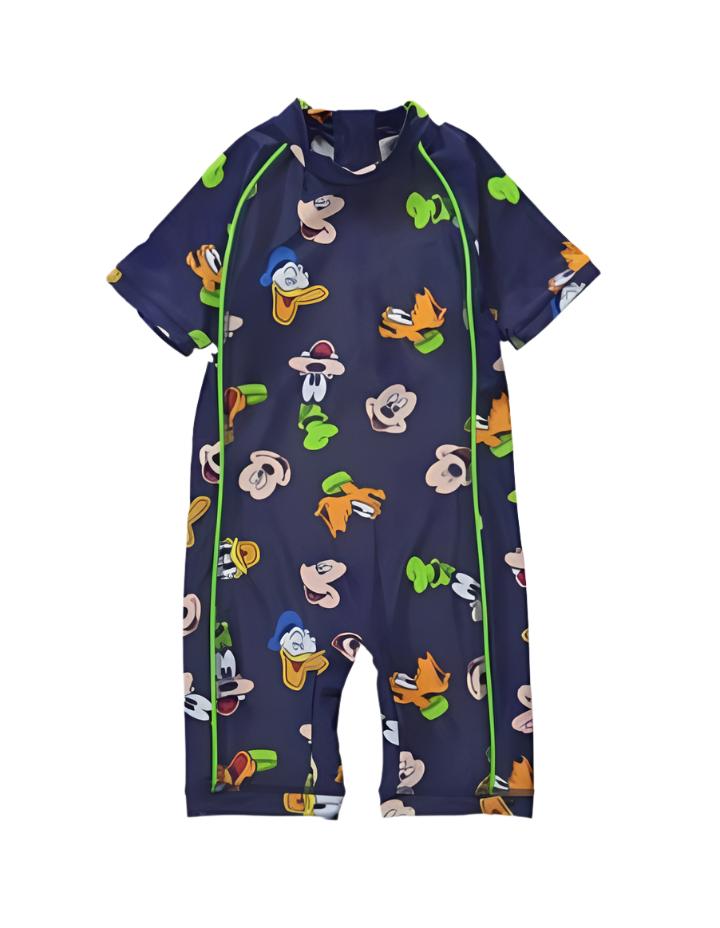 Matalan UK UPF 40+ Navy Mickey Boys Swimsuit (3-6 months)