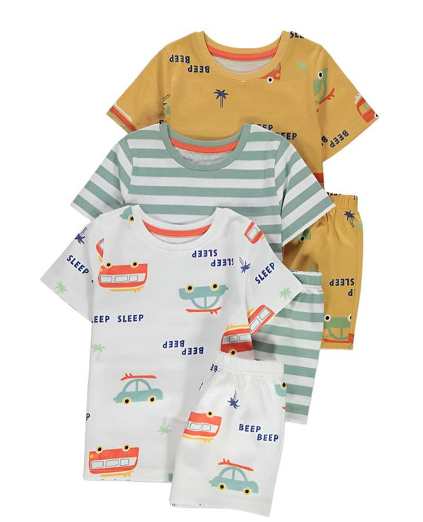 George Uk Truck Short Sleeve Set 3 Pack (1.5-2 years)