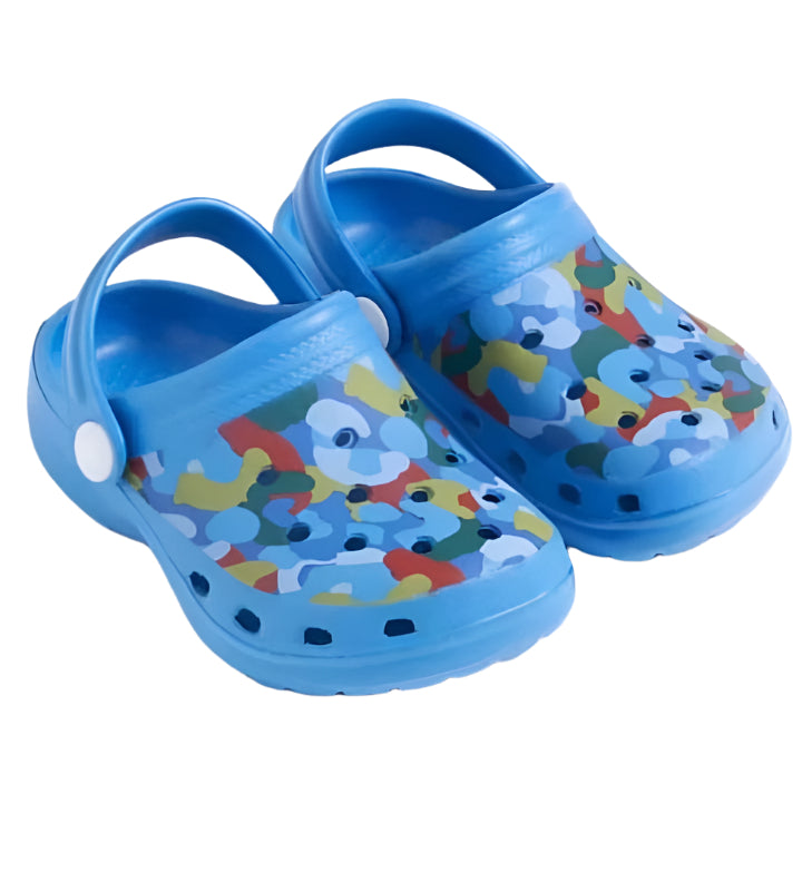 Mothercare UK Blue Colorful Boys Crocs (EUR 28/29/30)
