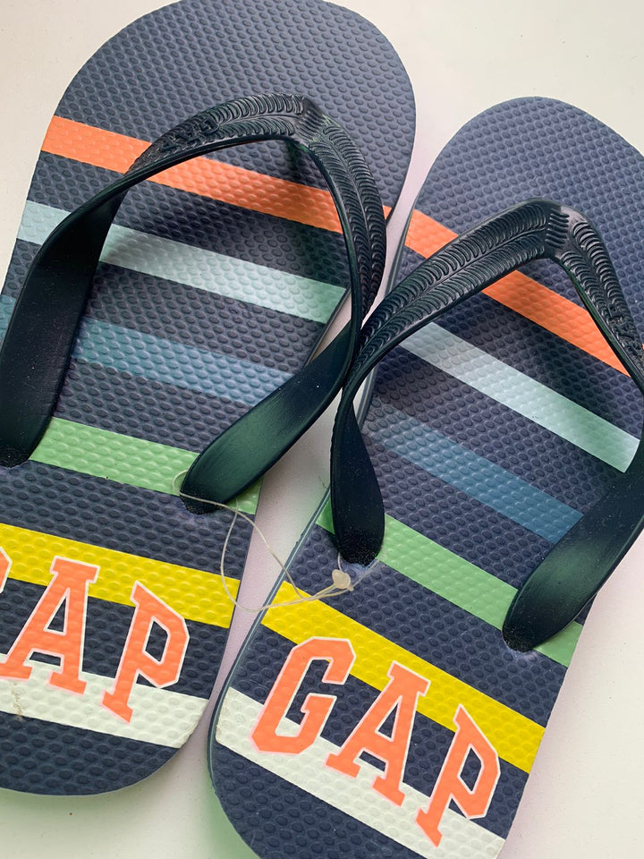 Gap Navy Stripped Boys Slipper (EUR 33-34)