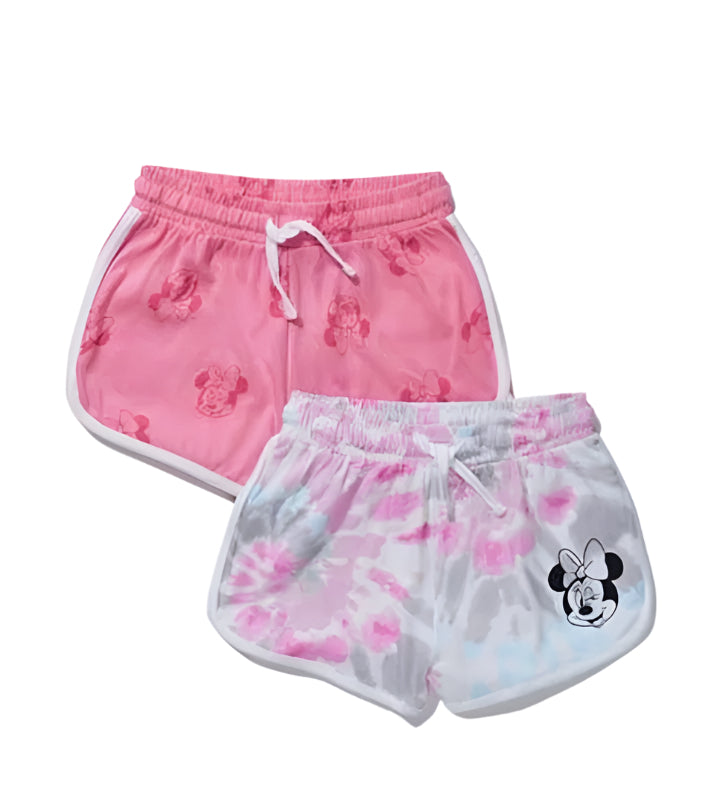 Matalan UK 2 Pack Girl Minnie Cotton Short (12-18 months / 2-3 years )