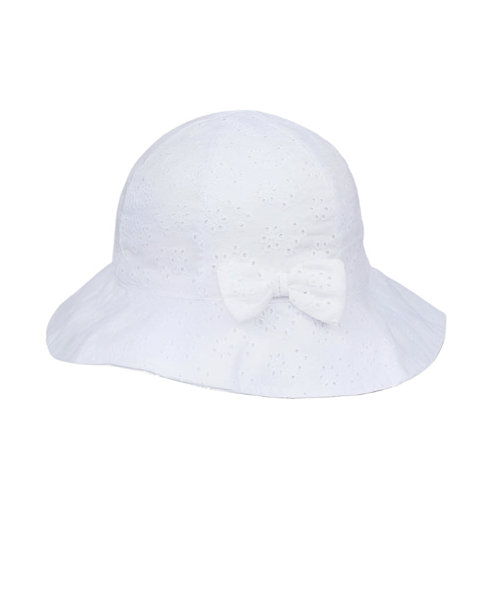 Motheracare UK White Girls Sun safe Hat  